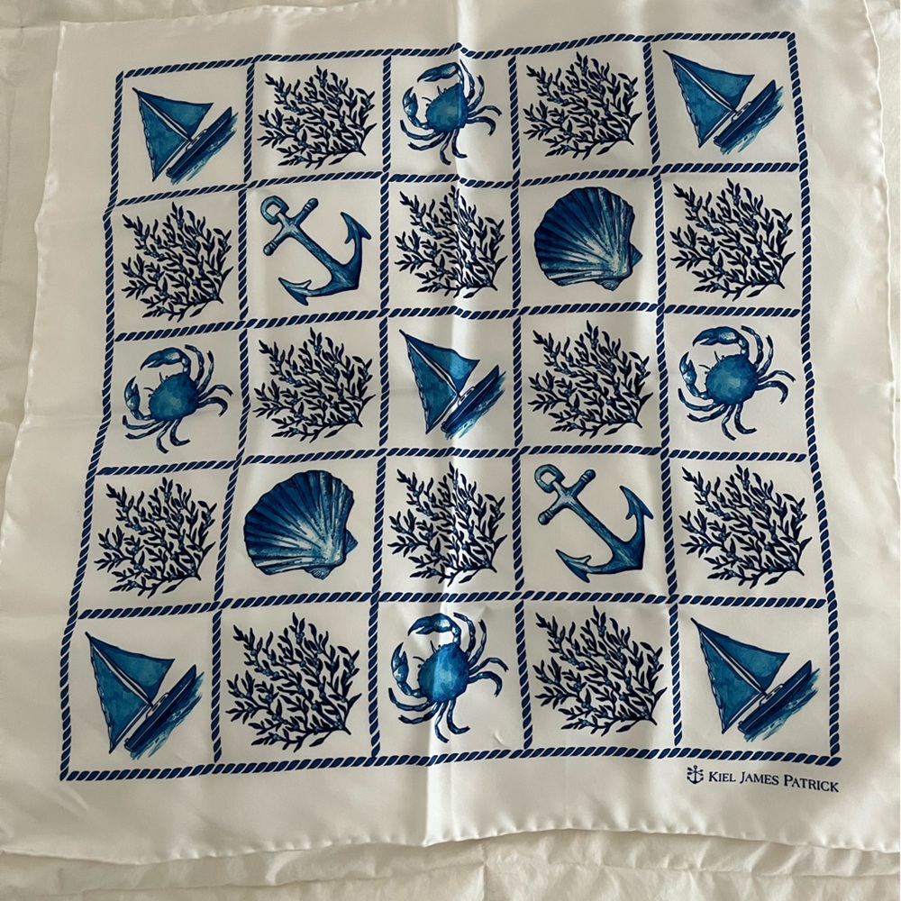 KJP Kiel James Patrick Silk Scarf 🐚